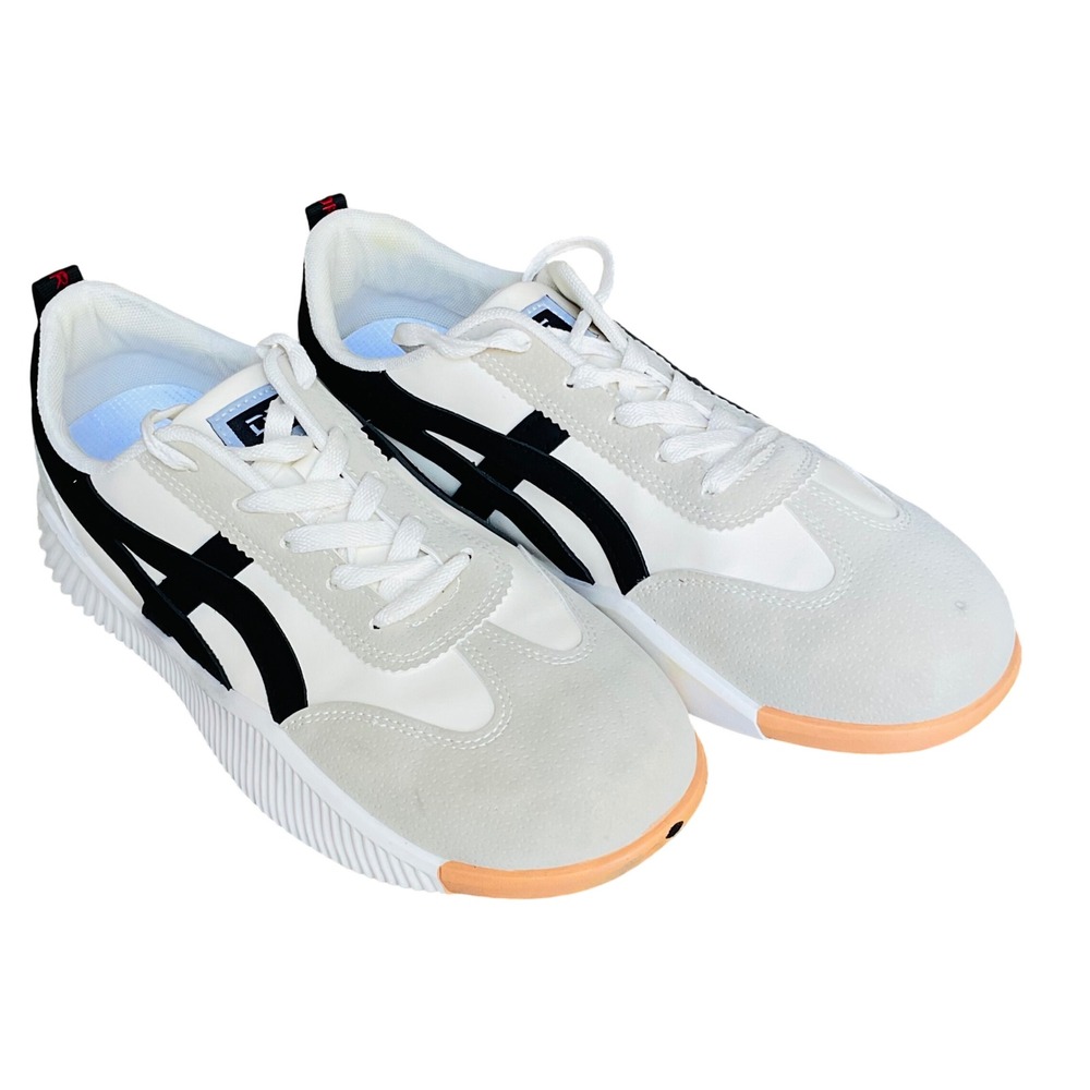 Df De Florance Cloudea Sneakers shoes arch support Women's 11 white black tan